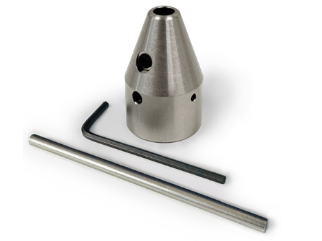 Jeweler DOP Holder, 3/32" Hex Key and spindle tommy bar