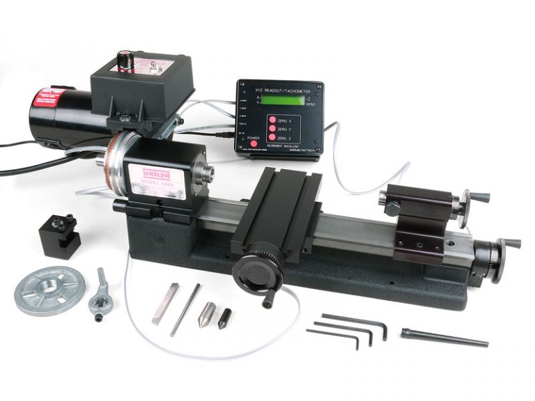 8" Tabletop Lathe with DRO Sherline Products