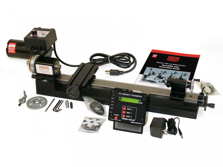 17″ Benchtop Lathe with DRO Sherline Products