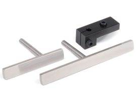 9 Inch Lathe Tool Rest - 5/8 Inch Post Stainless Steel | Wood Turning Tool Support