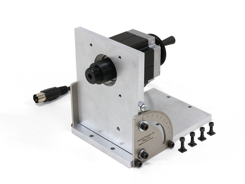 Laser Tilting Angle Table with Stepper Motor – Sherline Products