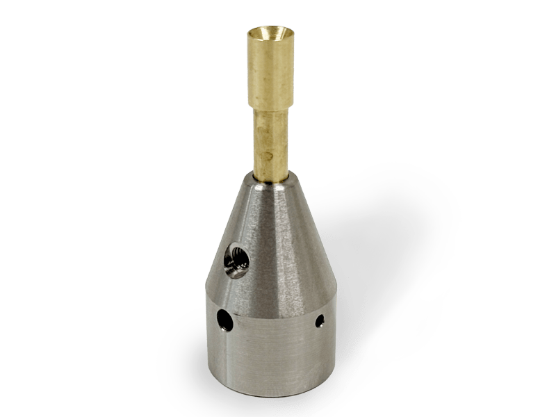 Holding a brass DOP (not sold by Sherline) Holding a brass DOP (not sold by Sherline)